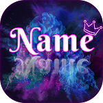 Cover Image of Download Creative Mirror Name Art For DPs - Smoke Name Art 2.0 APK
