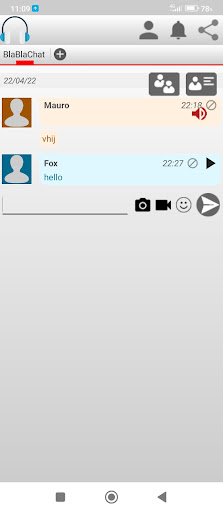 BlaBlaChat Screen 3