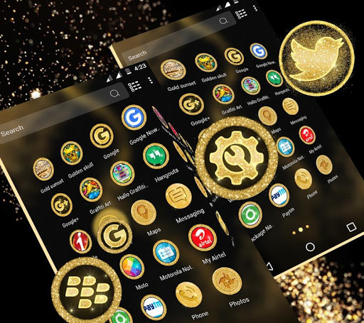 Screenshot of Glitter Launcher Theme