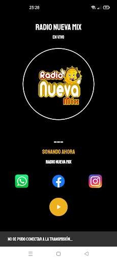 Radio Nueva Mix Screen 3