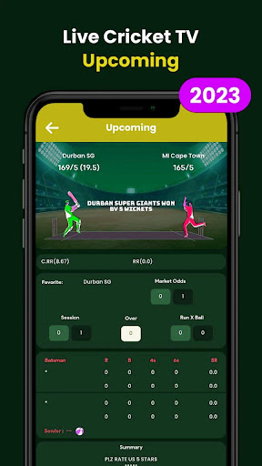Android application Live Cricket Score screenshort