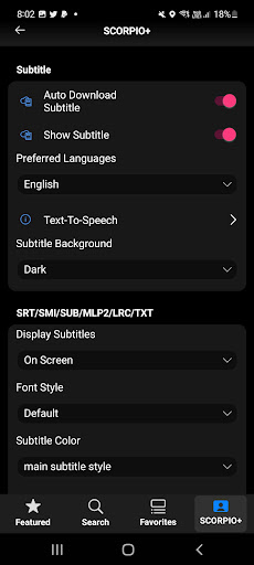 SCORPIO PLAYER 2025 Screen 3