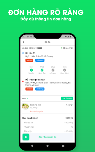 Tài xế Fastnow Screen 3