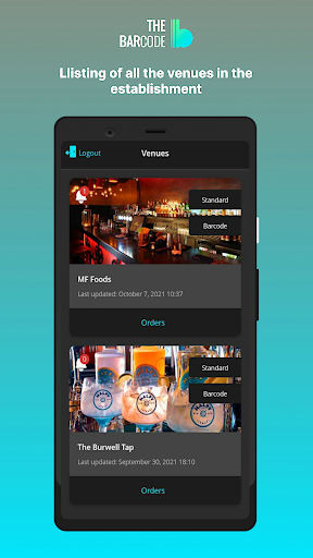 TheBarcode - Venue Screen 2