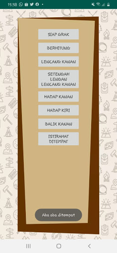 Aba-aba Baris Berbaris Tiga Ba Screen 3