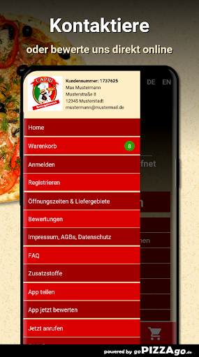 Capri Bringdienst Hannover Screen 3