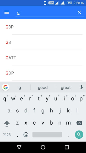 Geography Dictionary Screen 2