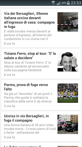 Parma News Screen 2