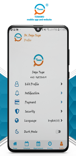 Android application Tenawo Doctor screenshort