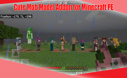 Cute Mobs mod for Minecraft PE