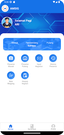 AMSIG Screen 2