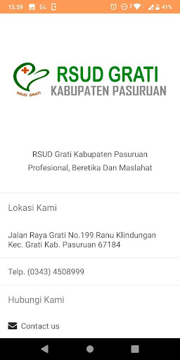 RSUD GRATI-Pendaftaran Online Screen 3