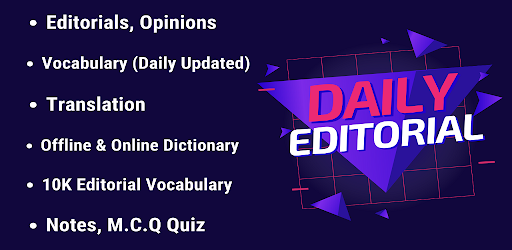 Daily Editorial Vocabulary & Op-Editorial Analysis 3.7.32 screenshots 1