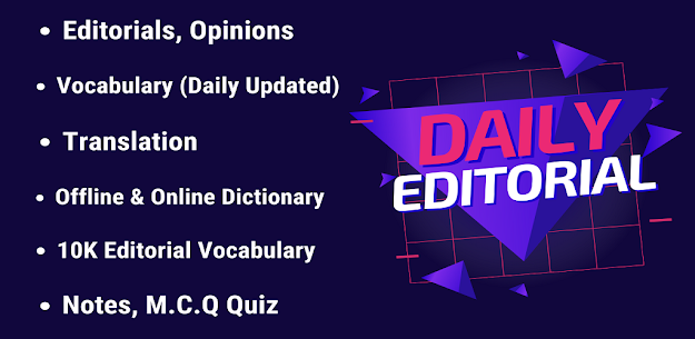 Daily Editorial & Vocabulary 1