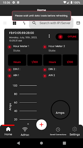 Linortek iTrixx Hour Meter Screen 3
