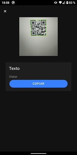 Vision QR Screen 2