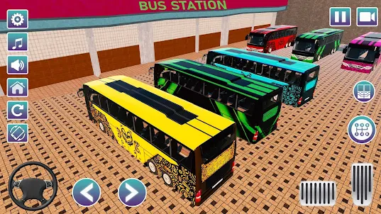 Coach Bus Driving Game 3D Sim