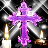 Jesus Cross Candle icon