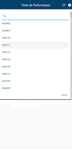 Teste Performance em Chillers Screen 2