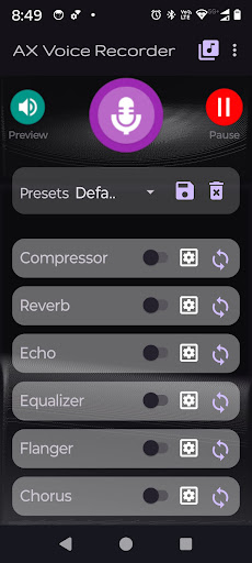 AX Voice Recorder with Effects