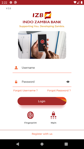 IZB Retail Banking Screen 2