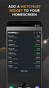Investing.com: Stocks & News Screenshot