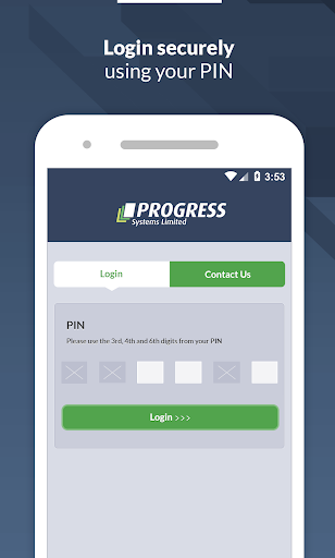Android application Progress Credit Union screenshort