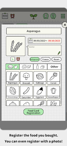 Expiration timer Food loss