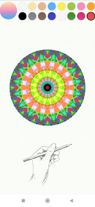 Color by Number - Mandala Art