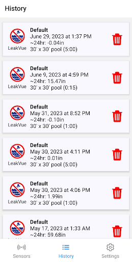 LeakVue ALD Screen 2