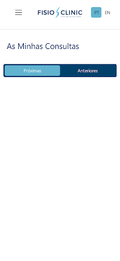 Android application FisioClinic screenshort