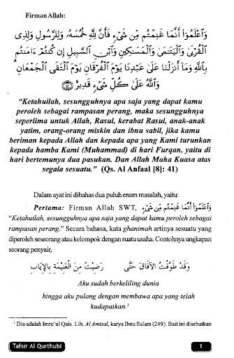 Tafsir Al Qurthubi Jilid 8 Screen 3