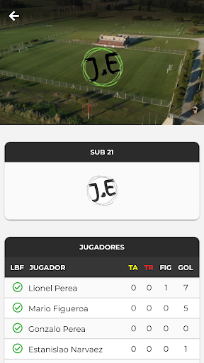 JE Torneos Screen 2