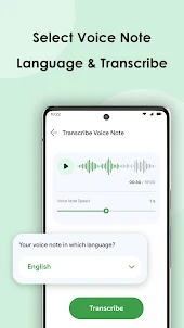 Audio Message to Text for WA