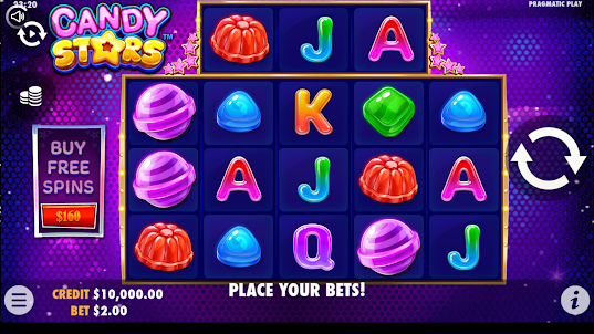 Candy Stars Slot Casino Game