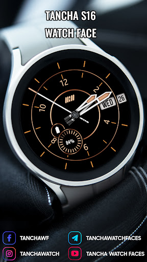 Tancha S16 Analog Watch Face screenshot 3