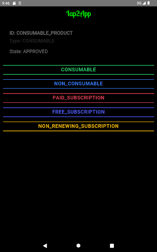 Android application VH_Iap2App screenshort