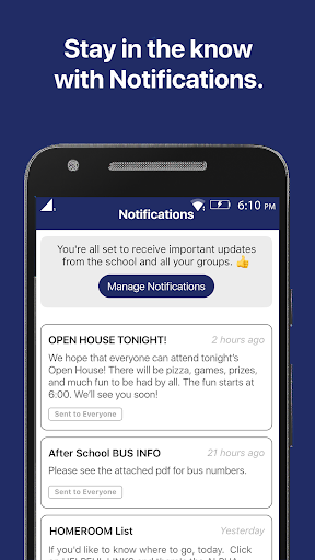 The SAE School App Screen 3