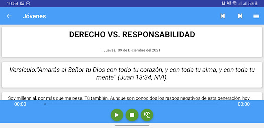 Captura 10 Devocionales Matutinos Pro android