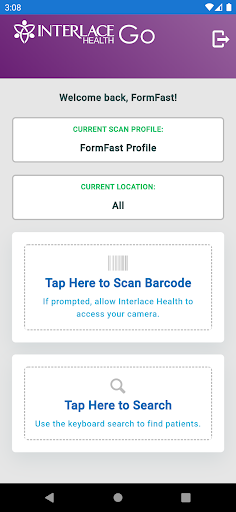 Interlace Health Go Screen 2