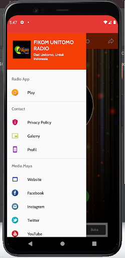 FIKOM UNITOMO RADIO Screen 2