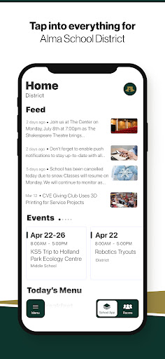Android application Alma Schools, AR screenshort