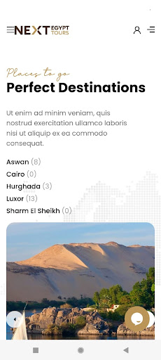 Next Egypt Tours Screen 3