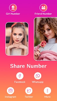 Girls Mobile Number Prank – Random Girl Video Chatのおすすめ画像3