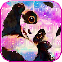 Тема для клавиатуры Galaxy Cute Panda