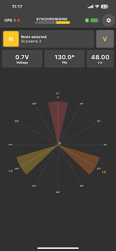 Android application Gridphase screenshort