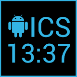ICS Digital Clock Widget icon