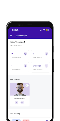 Android application AllServices Admin screenshort