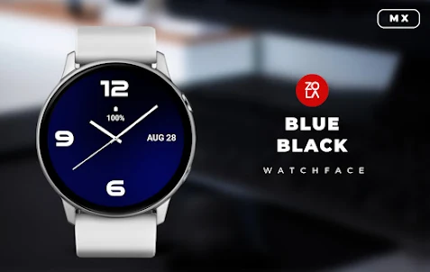 Blue Black MX Watch Face