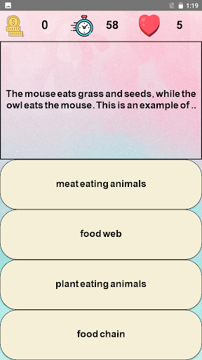 أسئلة علوم لغات Screen 3